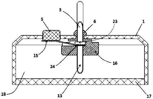 Pressure monitoring and releasing device for cerebrospinal fluid