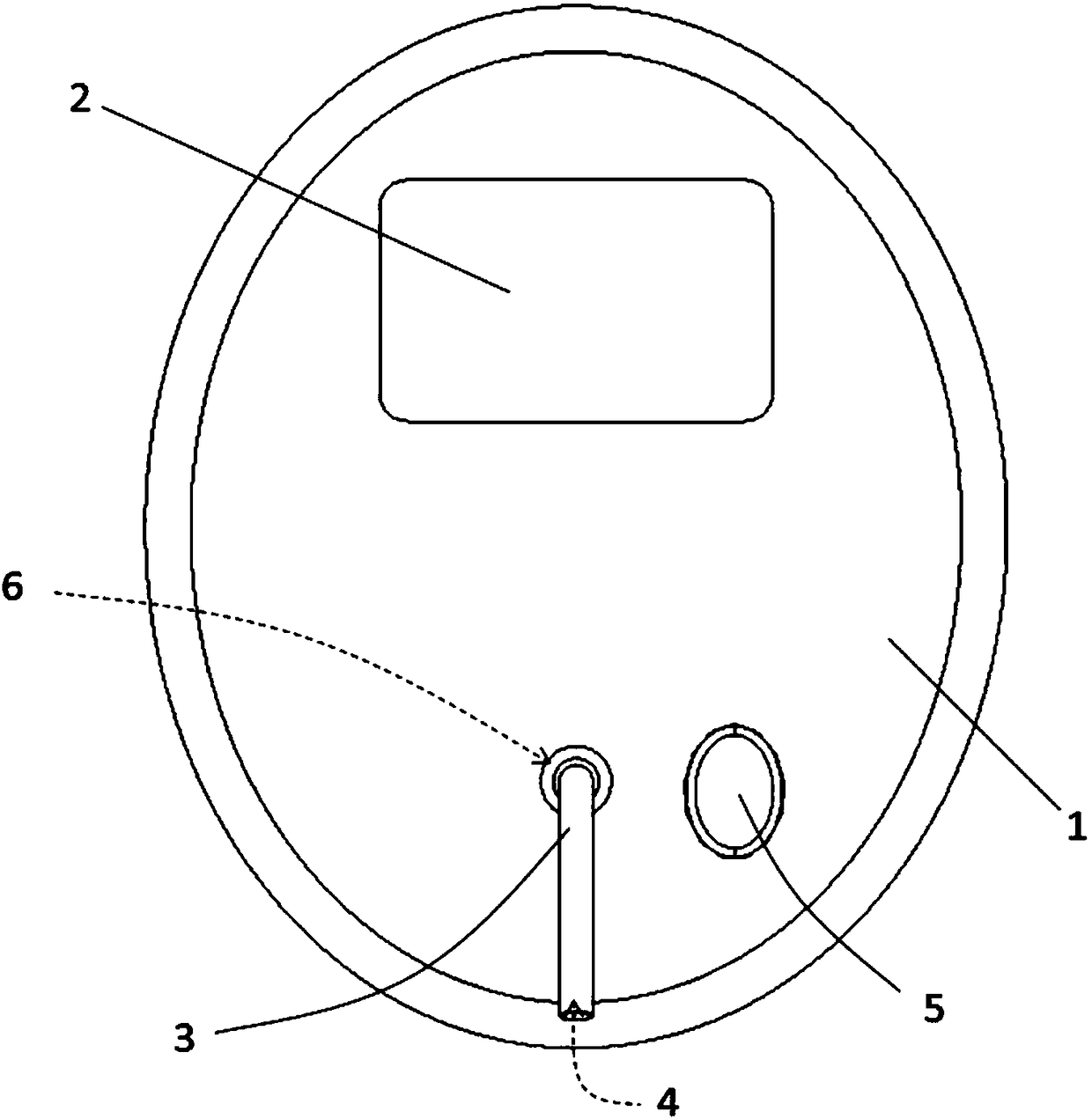 Pressure monitoring and releasing device for cerebrospinal fluid