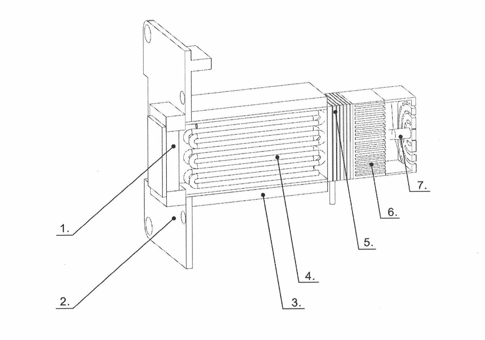 Fog-penetrating and night-vision system based on refrigeration type CCD element