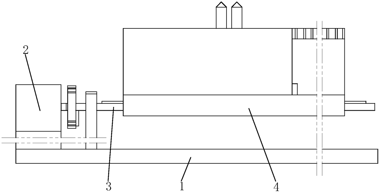 Large-scale pipe inner wall automatic pigment spraying device