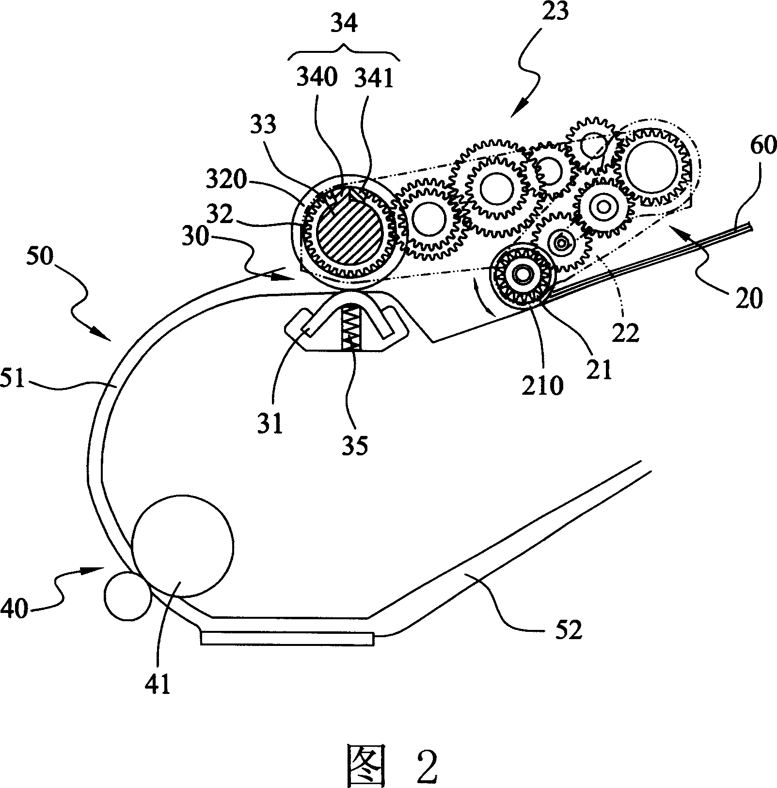 Automatic sheet feed mechanism