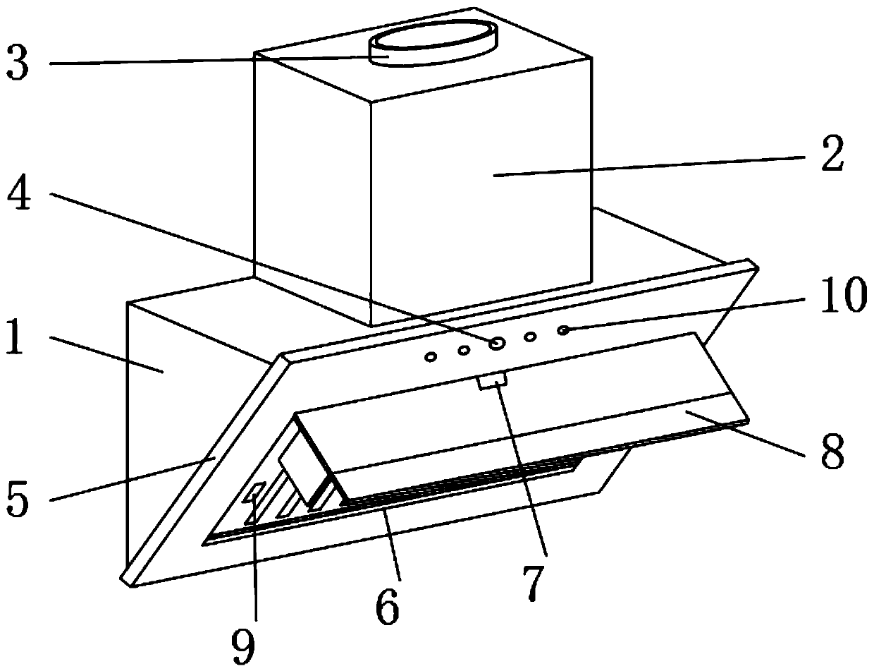 Rapid kitchen cooking fume purification device