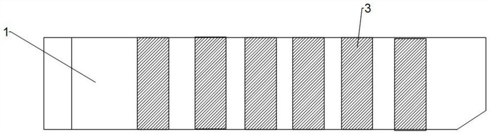 Aerobic bacterial vaginitis test paper and preparation method thereof