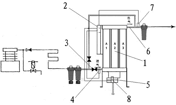 Control method and device for heat-adsorption-free air drier