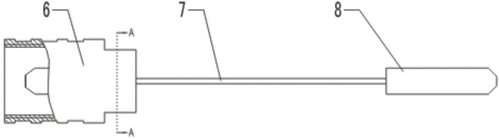 Method for measuring temperature of high-voltage/extra-high-voltage cable connector by using fiber