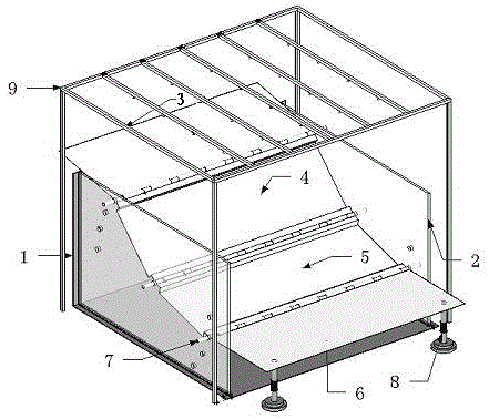 Test model for seepage characteristics and stability of coverage layer side slope with consideration about rainfall infiltration