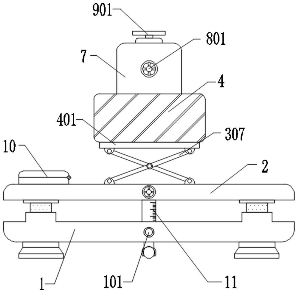 Construction engineering site supervision and settlement monitoring integrated device