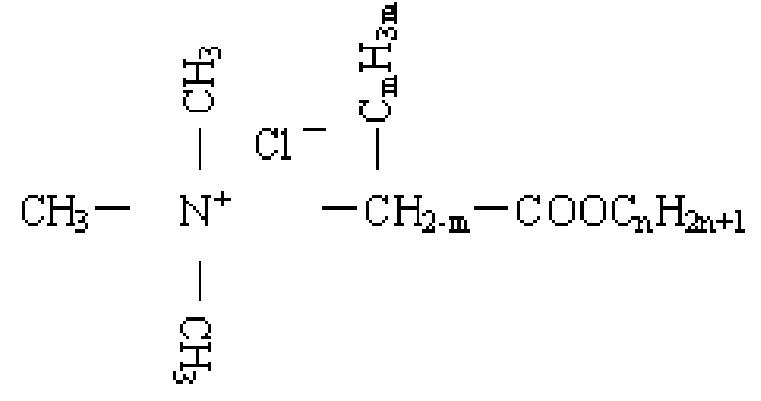 Carboxylic acid higher alcohol ester-trimethyl ammonium chloride and application thereof in clay stabilizer