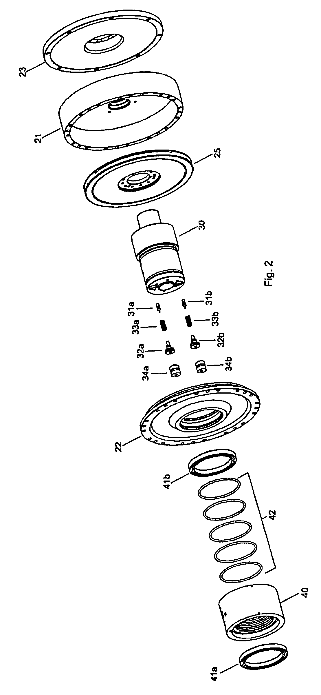 Linear actuator for rotating shaft assemblies