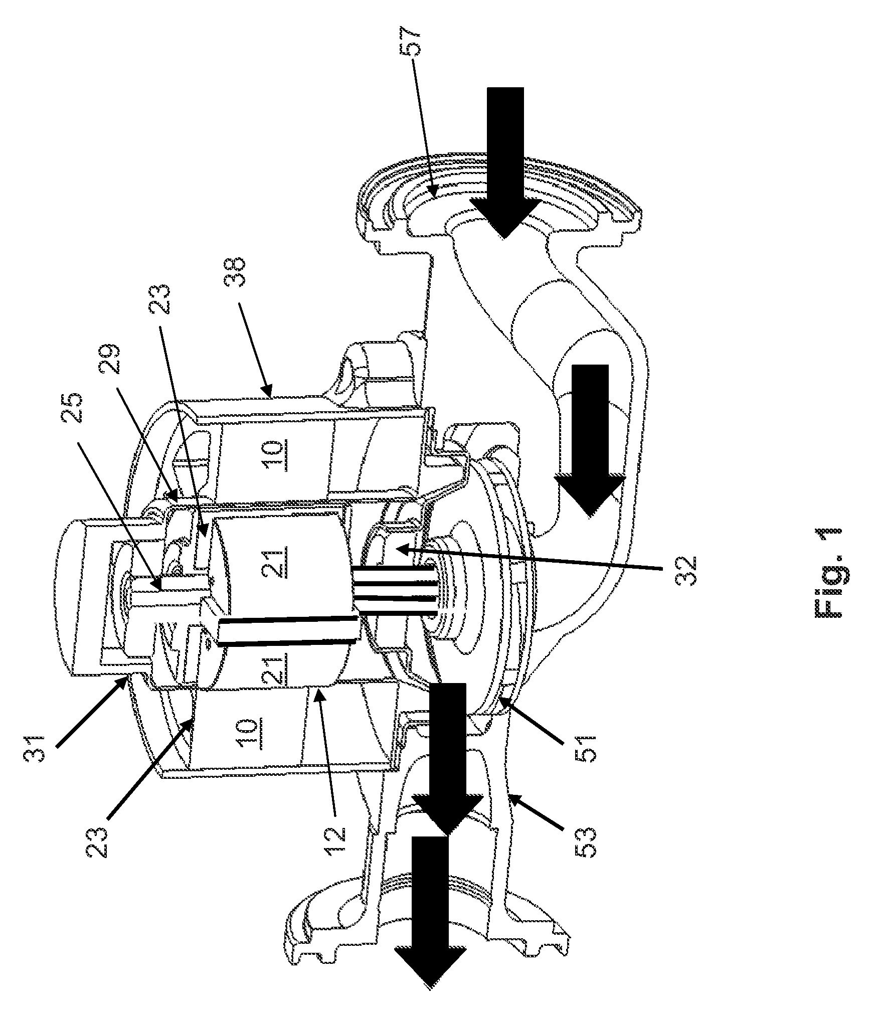 Brushless DC motor with permanent magnet rotor