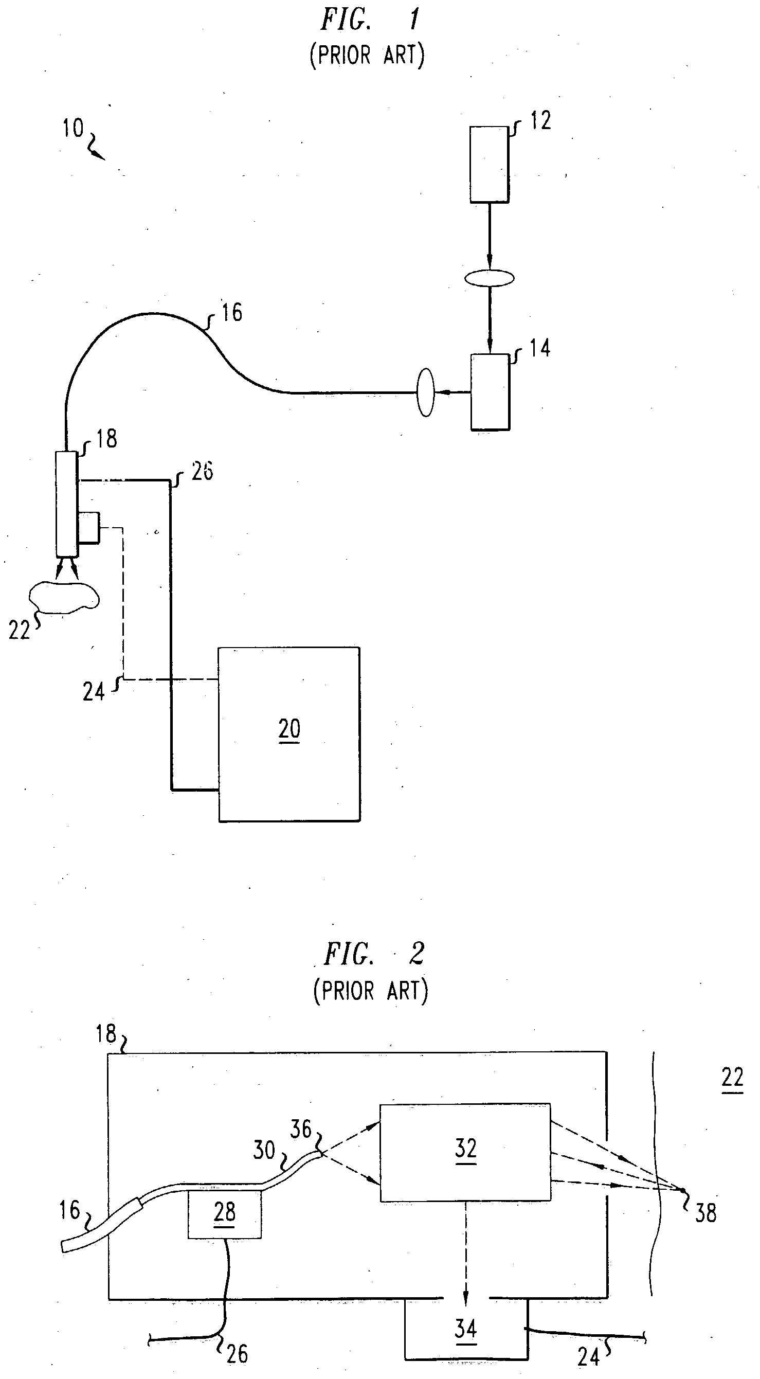 Multi-photon endoscopic imaging system