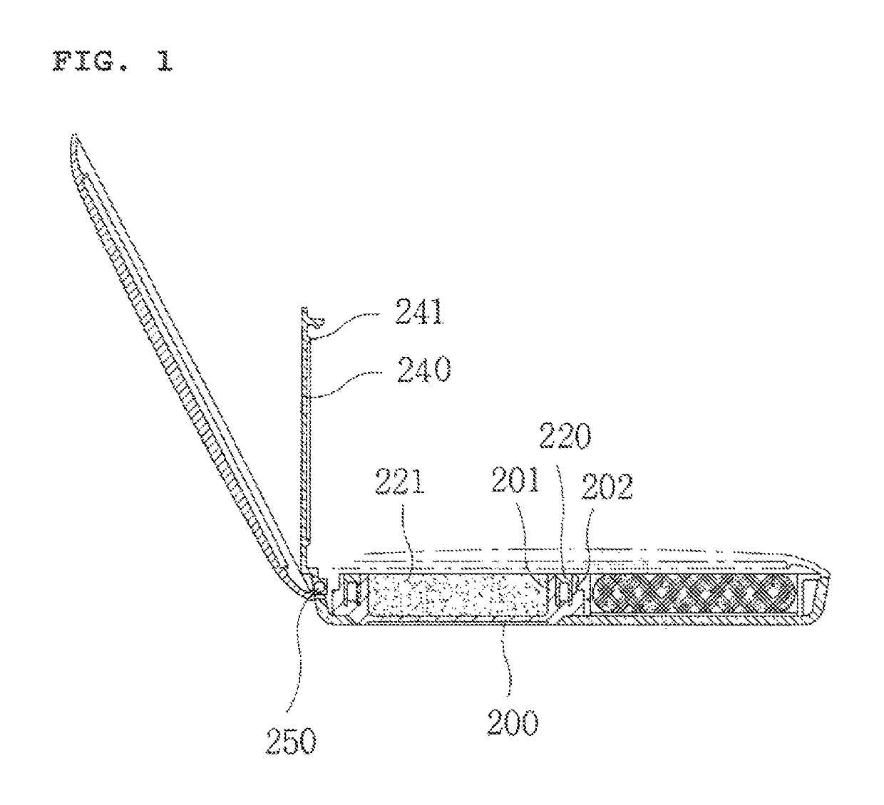 Cosmetic container having air entrance/exit member