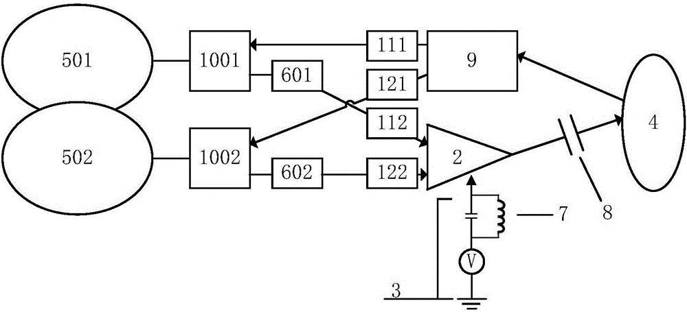 Receiving channel combining device for magnetic resonance radio-frequency coil