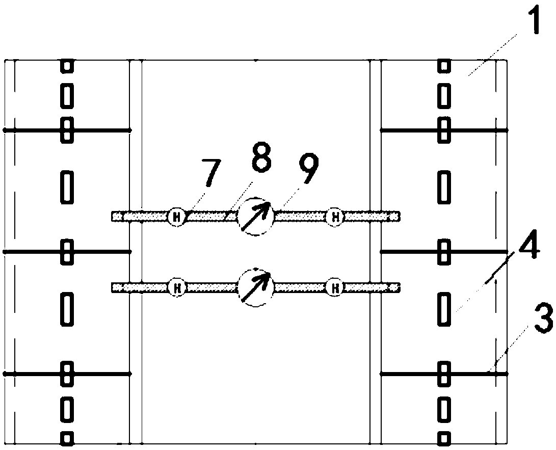 Multilayer tuned liquid damper for offshore wind power generation tower