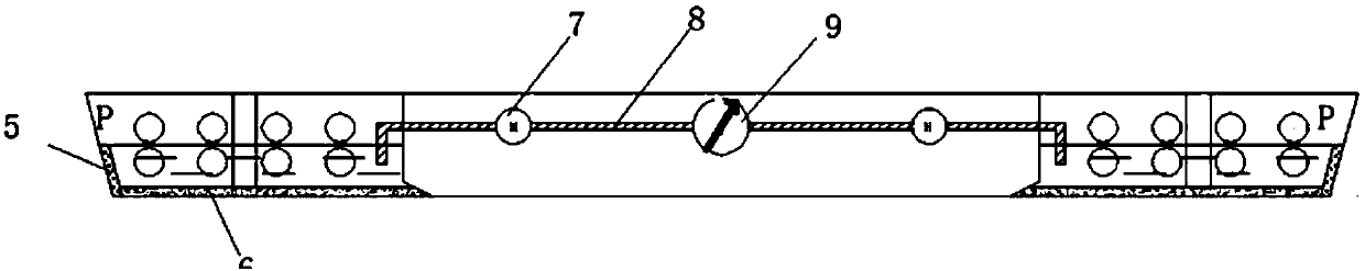 Multilayer tuned liquid damper for offshore wind power generation tower