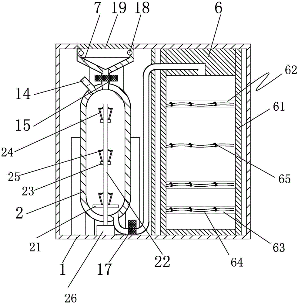 Device for harmless treatment of petroleum microorganism waste bacterium liquid