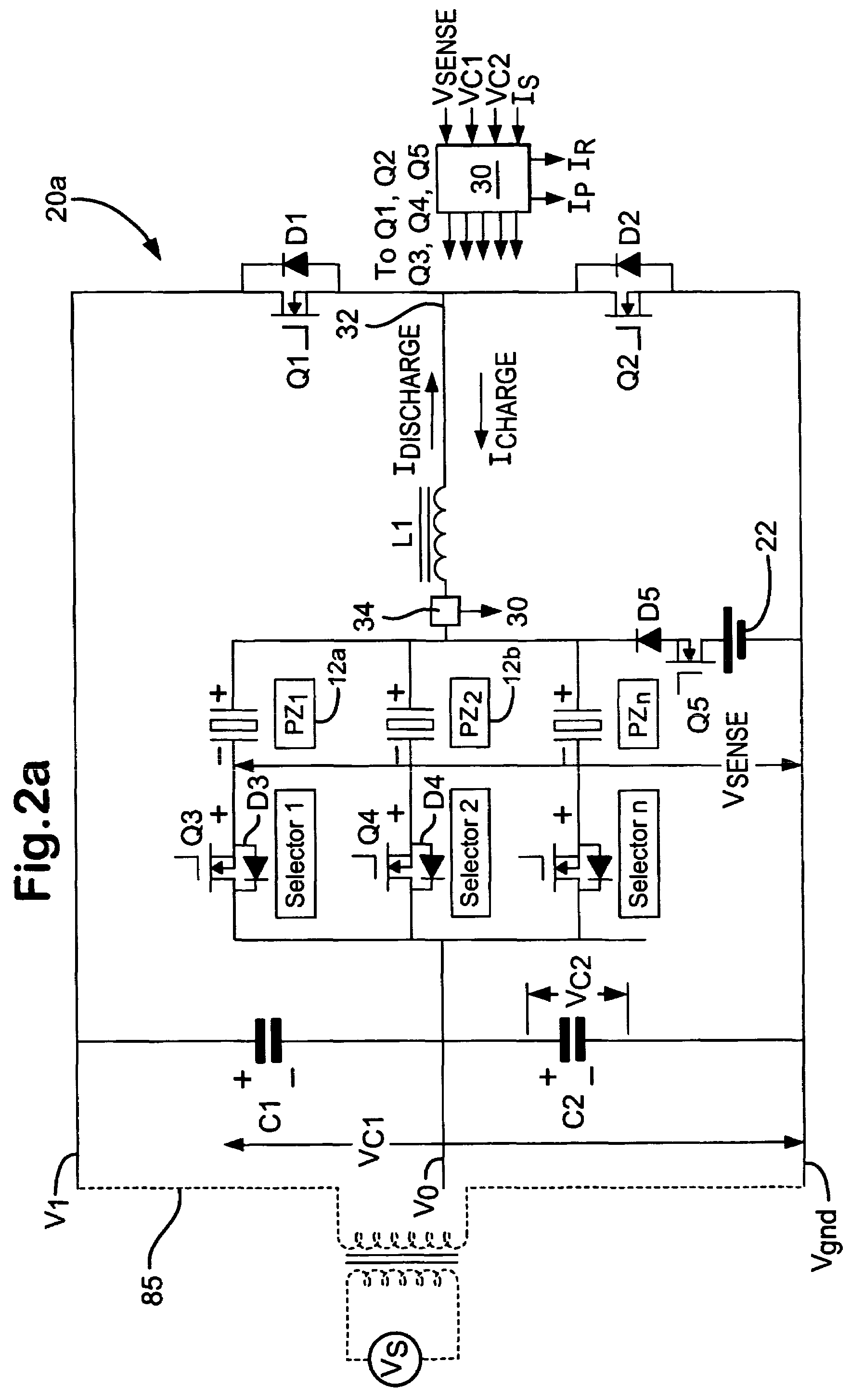 Drive circuit for an injector arrangement