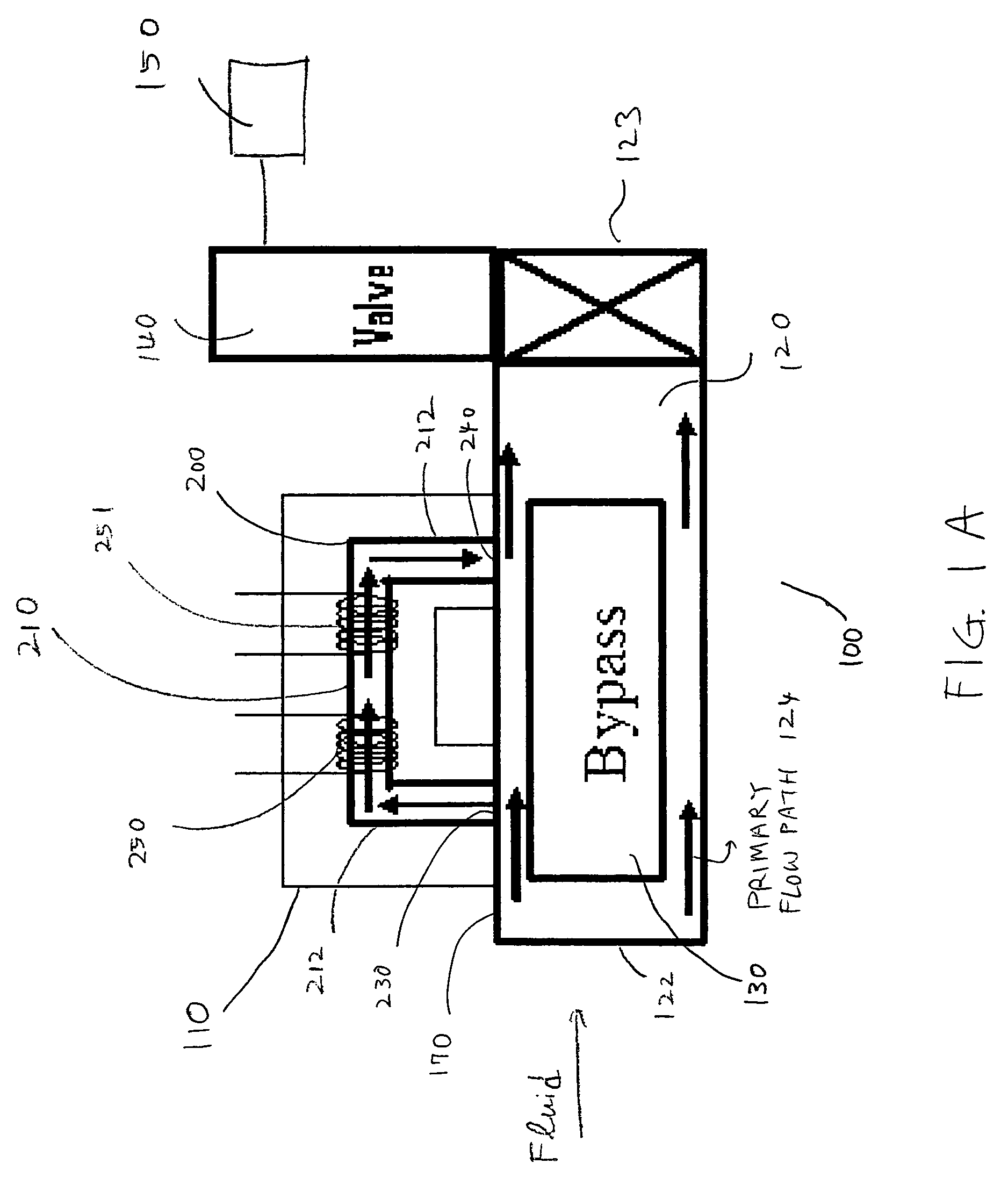 Vertical mount mass flow sensor