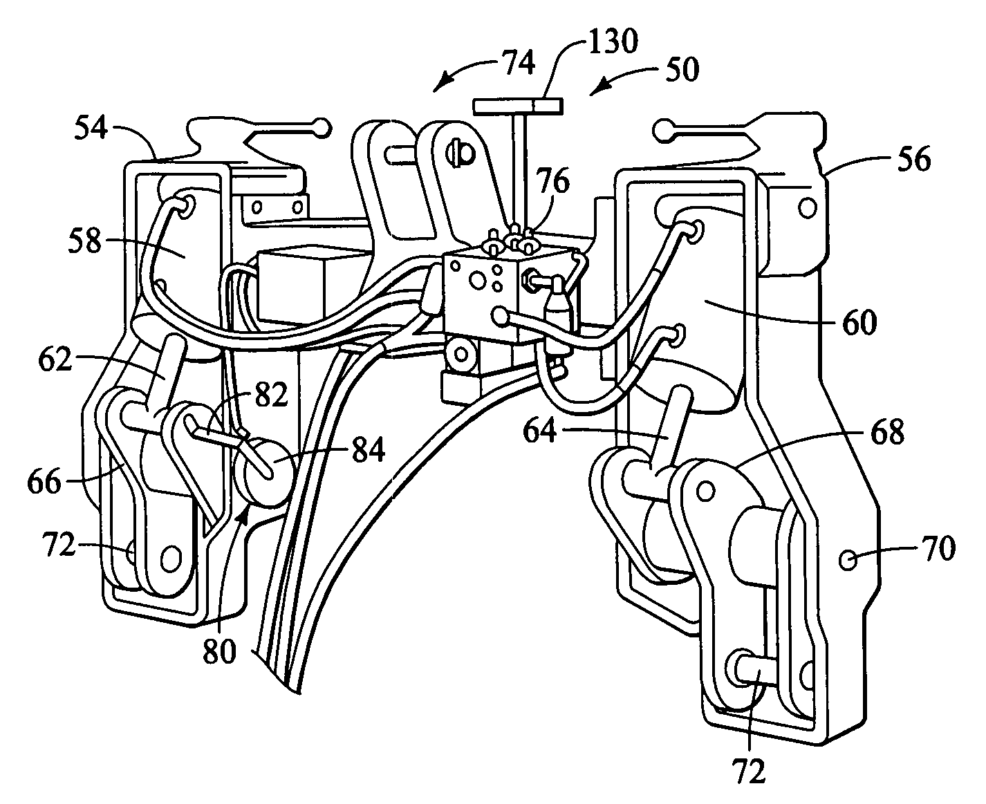 GPS controlled guidance system for farm tractor/implement combination