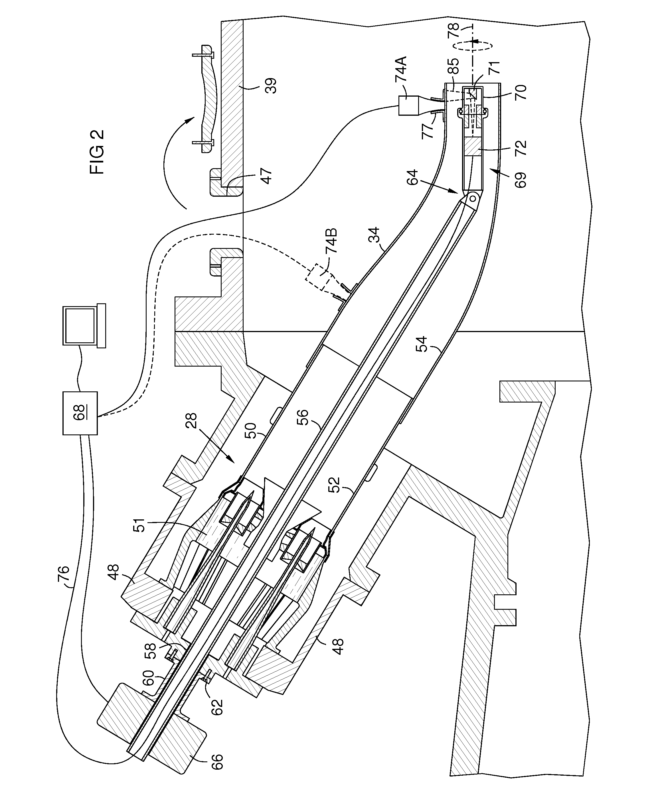 In-situ inspection of power generating machinery