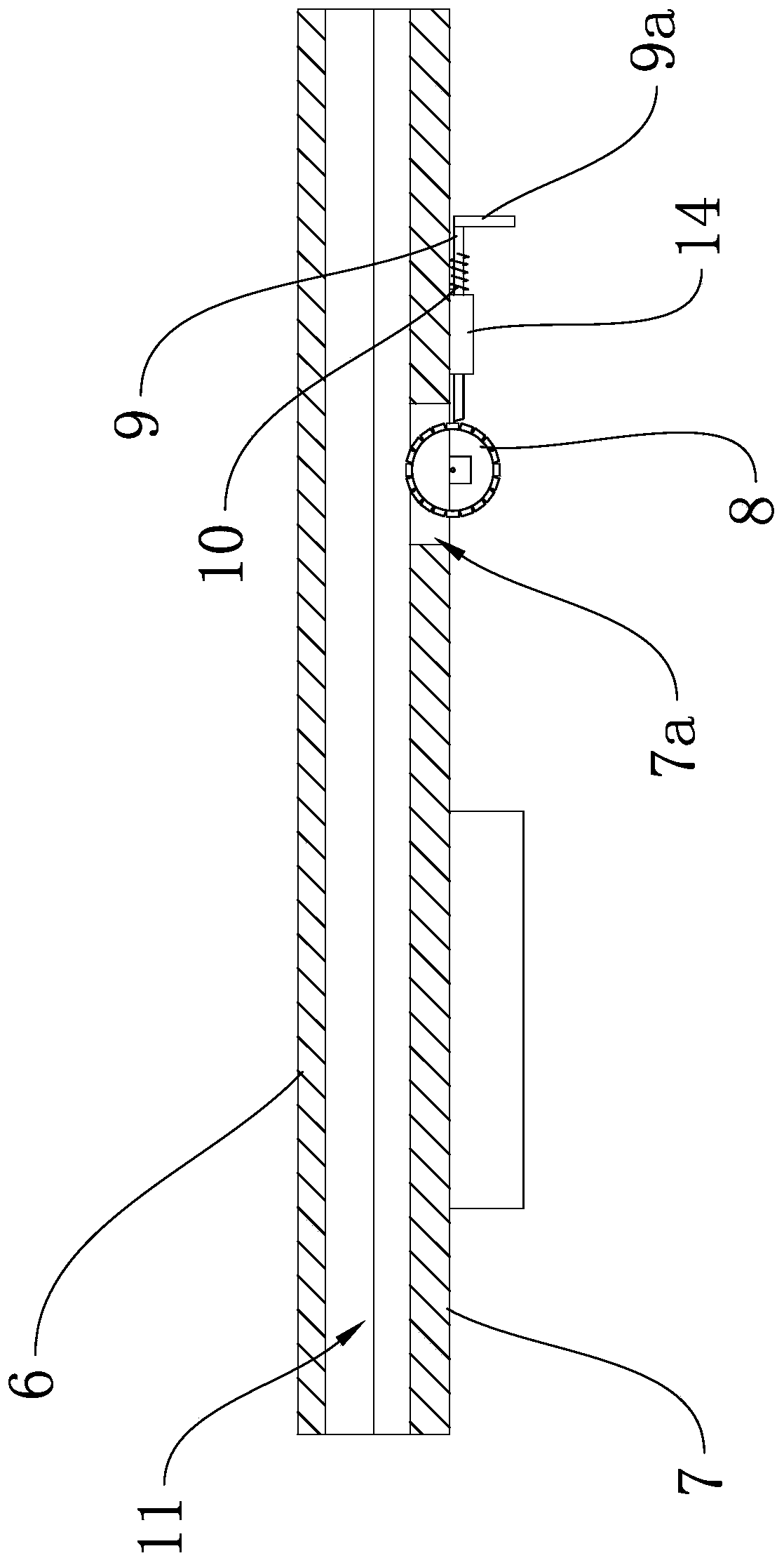 Fusion connection device of multi-core cable