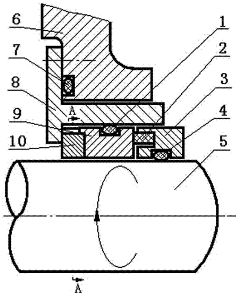 Adjusting method for sealing level of magnetic end face seal and special device thereof