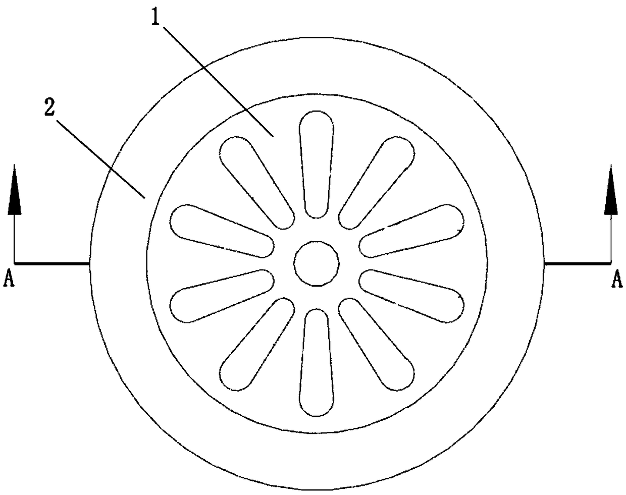 Marine aluminum alloy floor drain