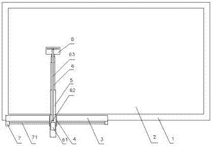 Glazed window glass external surface cleaner