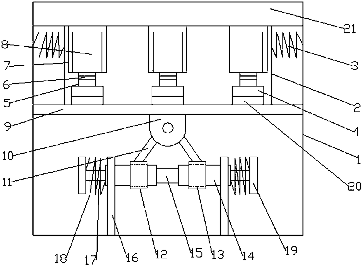 Biological reagent box preventing leakage