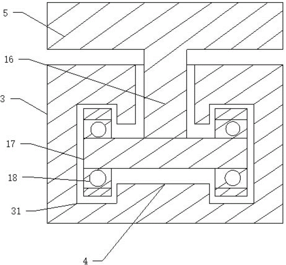 Mechanical transmission arm for manufacturing automobile lamp shade