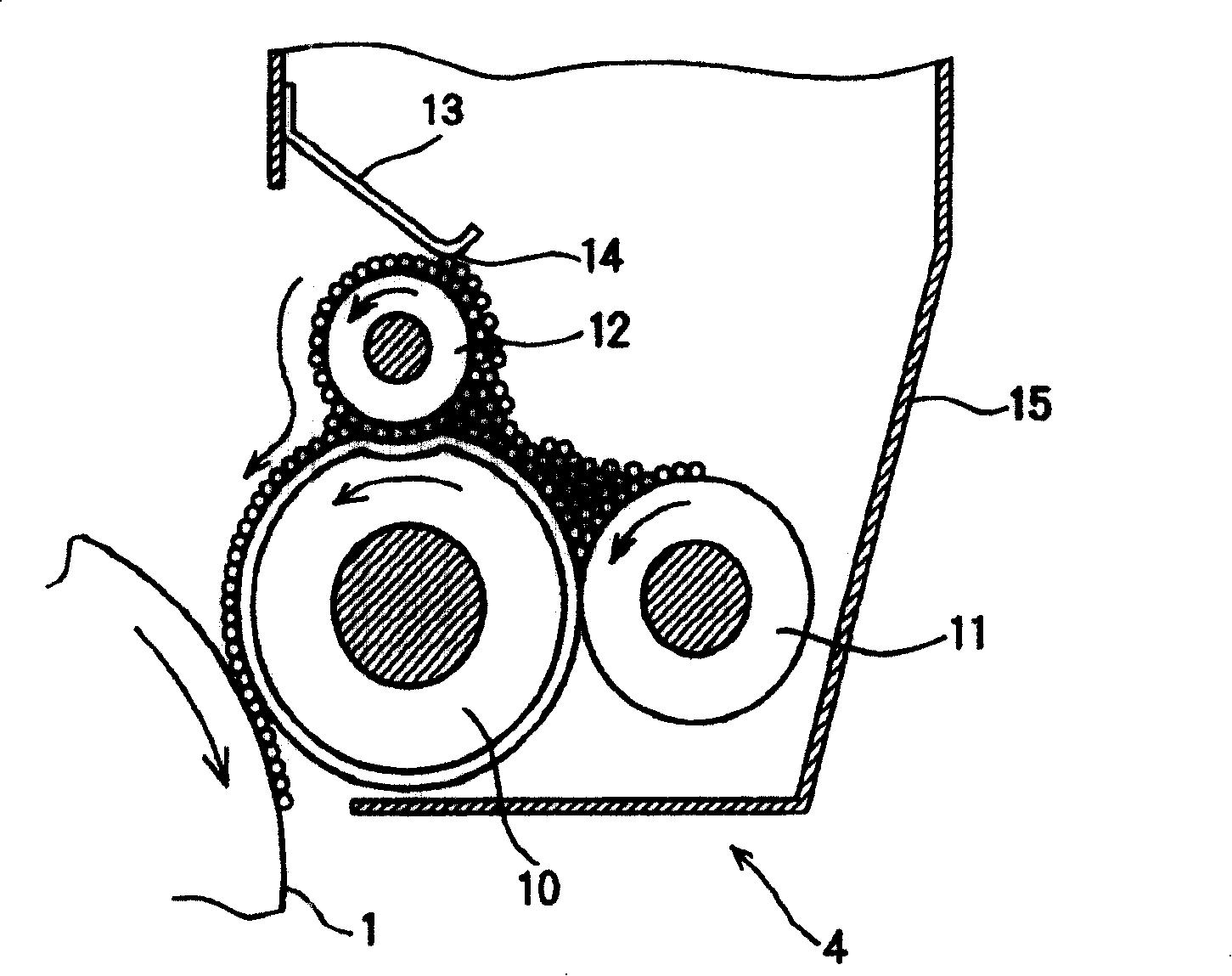 Development device and electronic photographing apparatus