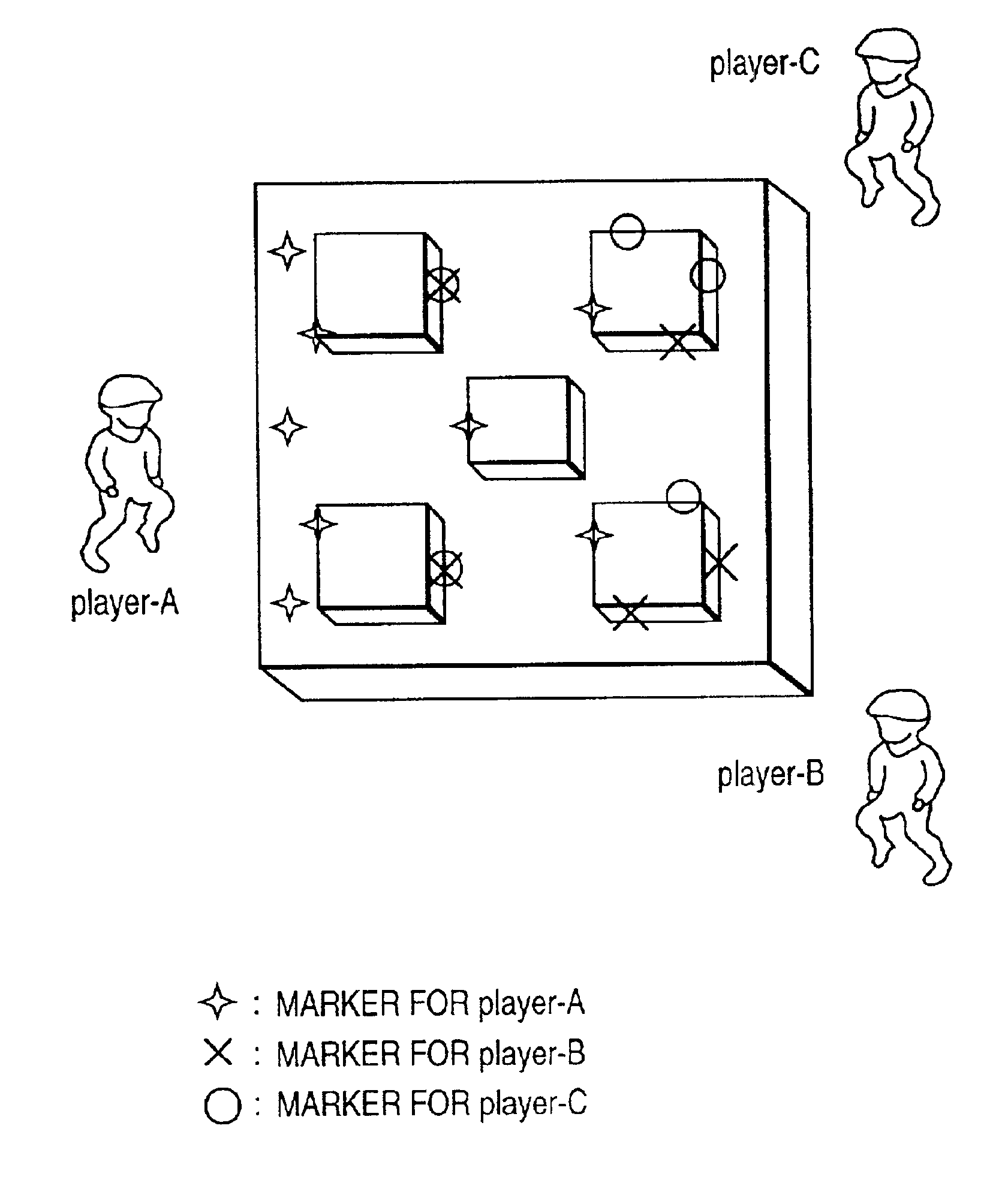 Marker layout method, mixed reality apparatus, and mixed reality space image generation method