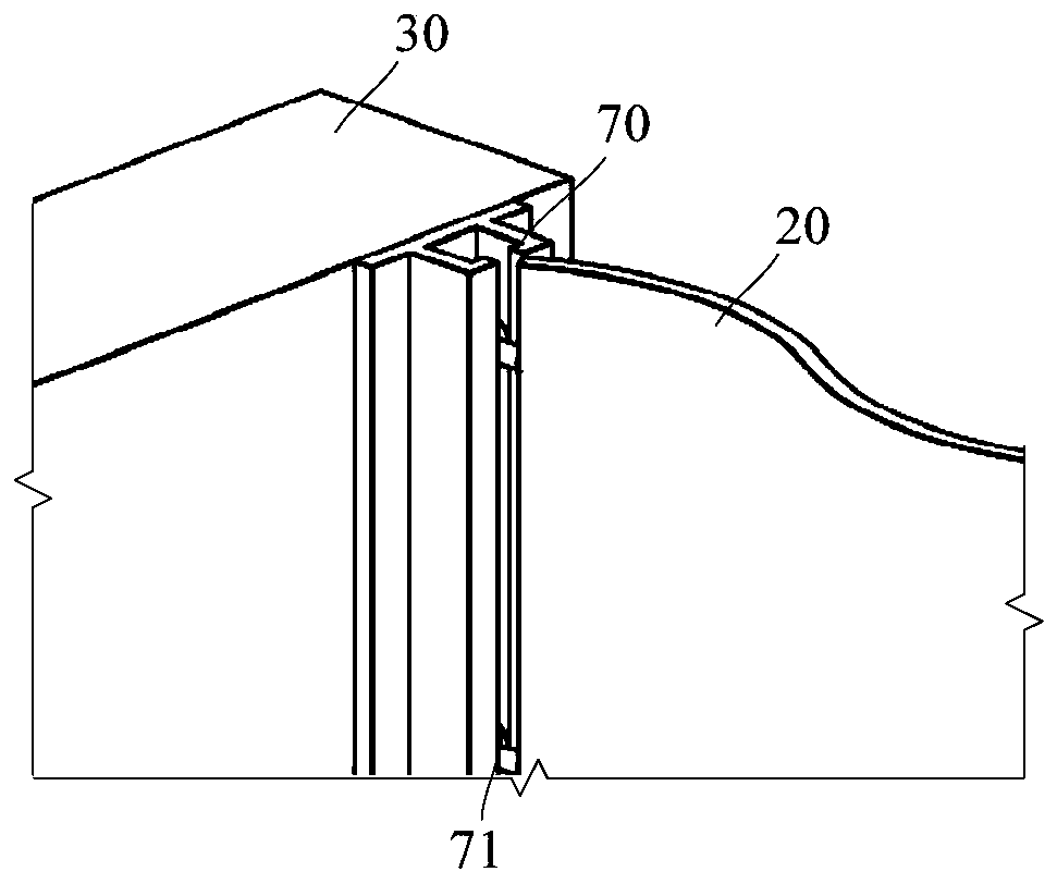 River sewage interception device and construction method thereof