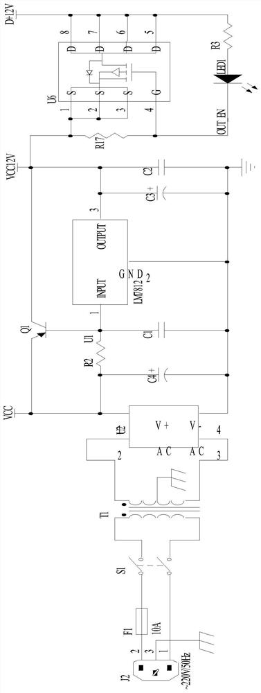 Storage battery charging and discharging protection system