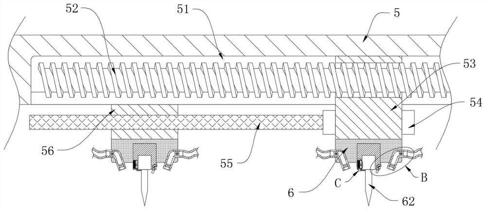 Double-inclined-hole machining device for numerical control machining center