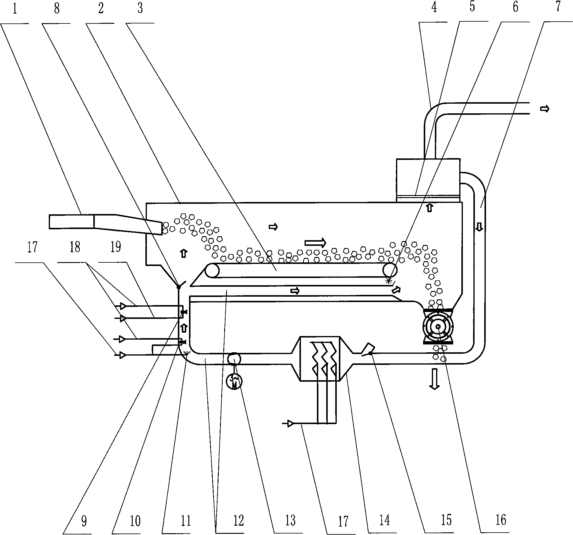 Moisture regaining method and apparatus for tobacco, Chinese herbal medicine and its products