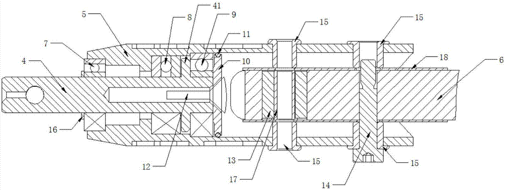 Full-service-life propeller hub structure