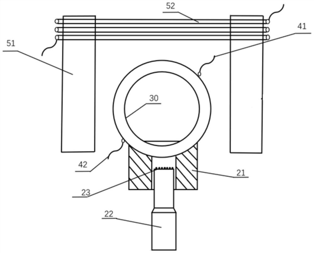 Aero-engine bearing inner ring electromagnetic composite field micro-nano targeted repairing device and device