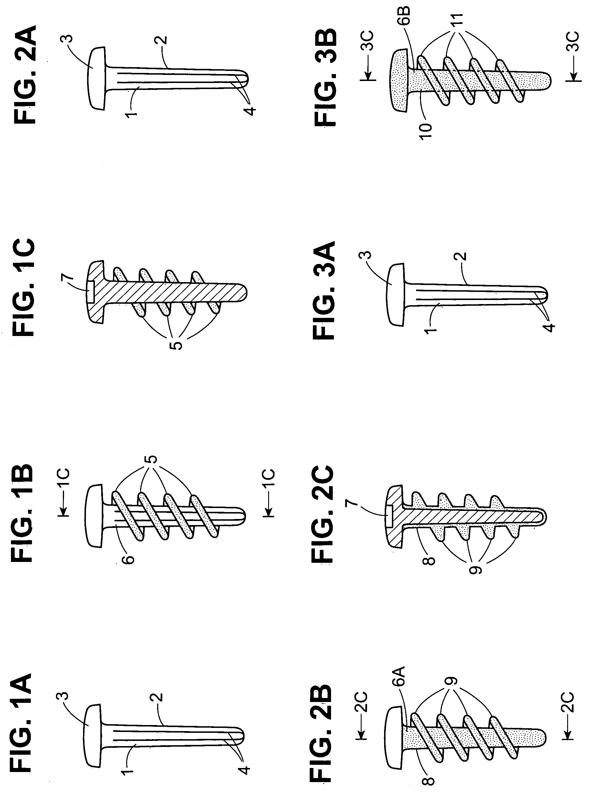 Surgical fasteners and related implant devices having bioabsorbable components