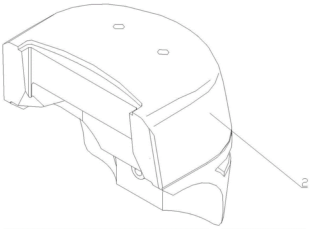 Construction machinery balance weight and manufacturing method thereof