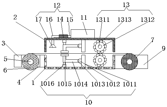 A kind of silk thread automatic cleaning device