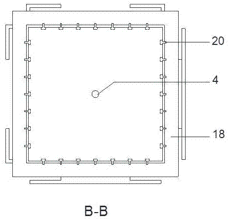 Device and method of simulating complicated pile-loading action on soil surface