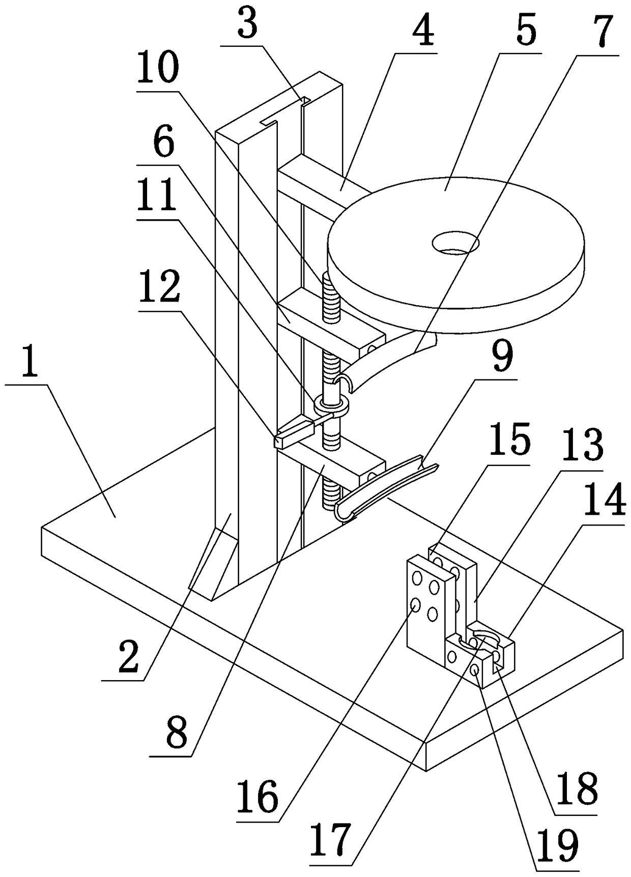 Automotive shock absorber set correction device