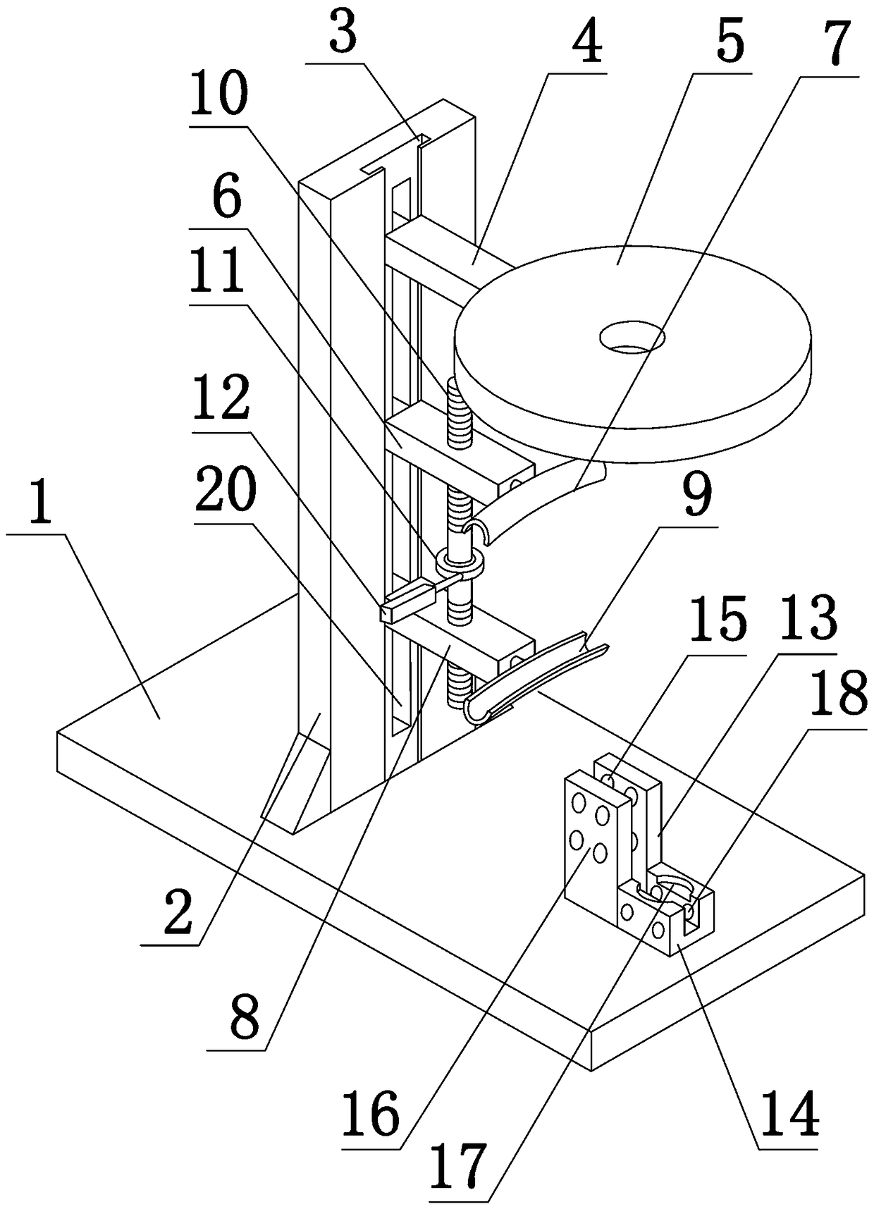 Automotive shock absorber set correction device