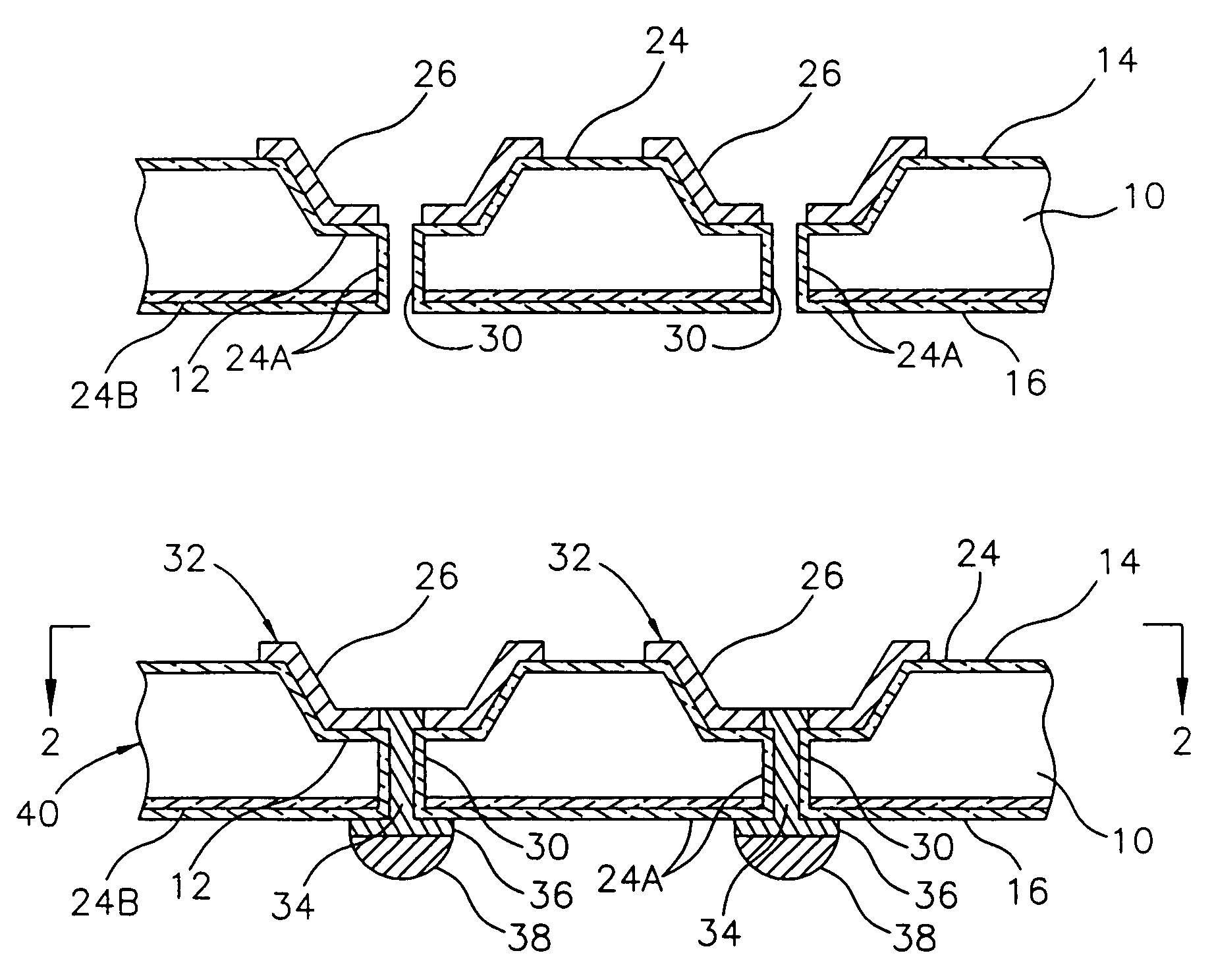 Method for fabricating semiconductor components by forming conductive members using solder