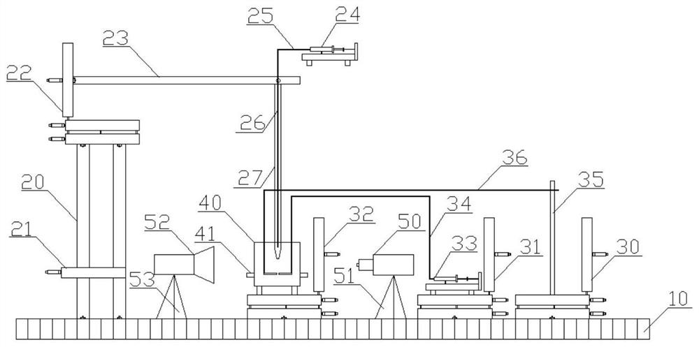 Observation method of microscopic flotation bubble and particle mineralization process under flow environment