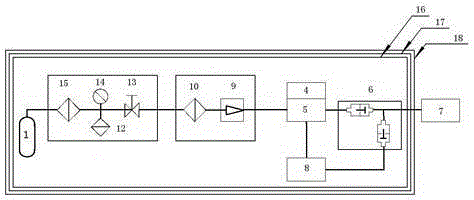 High-temperature-resisting compressed oxygen self-rescuer for fire prevention and protection and rescue