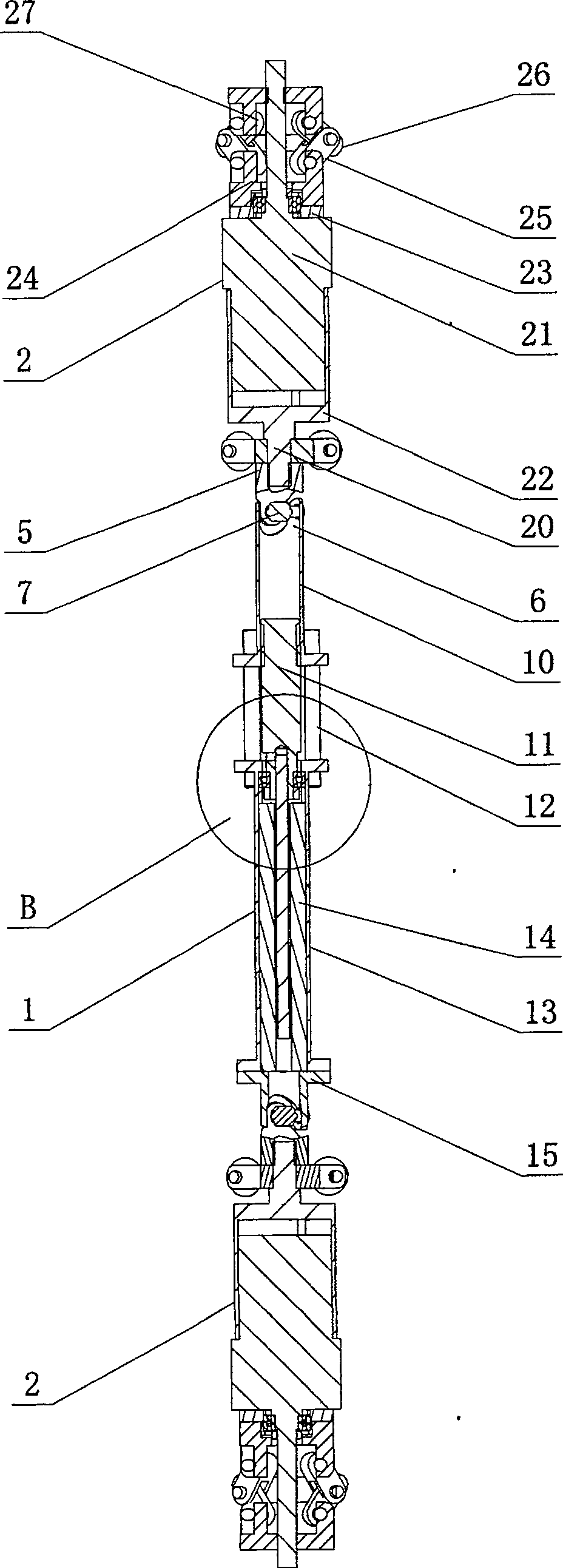 Crawling type micro pipeline robot