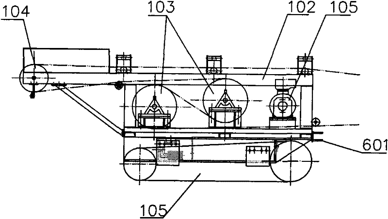 Self-portable belt conveyer