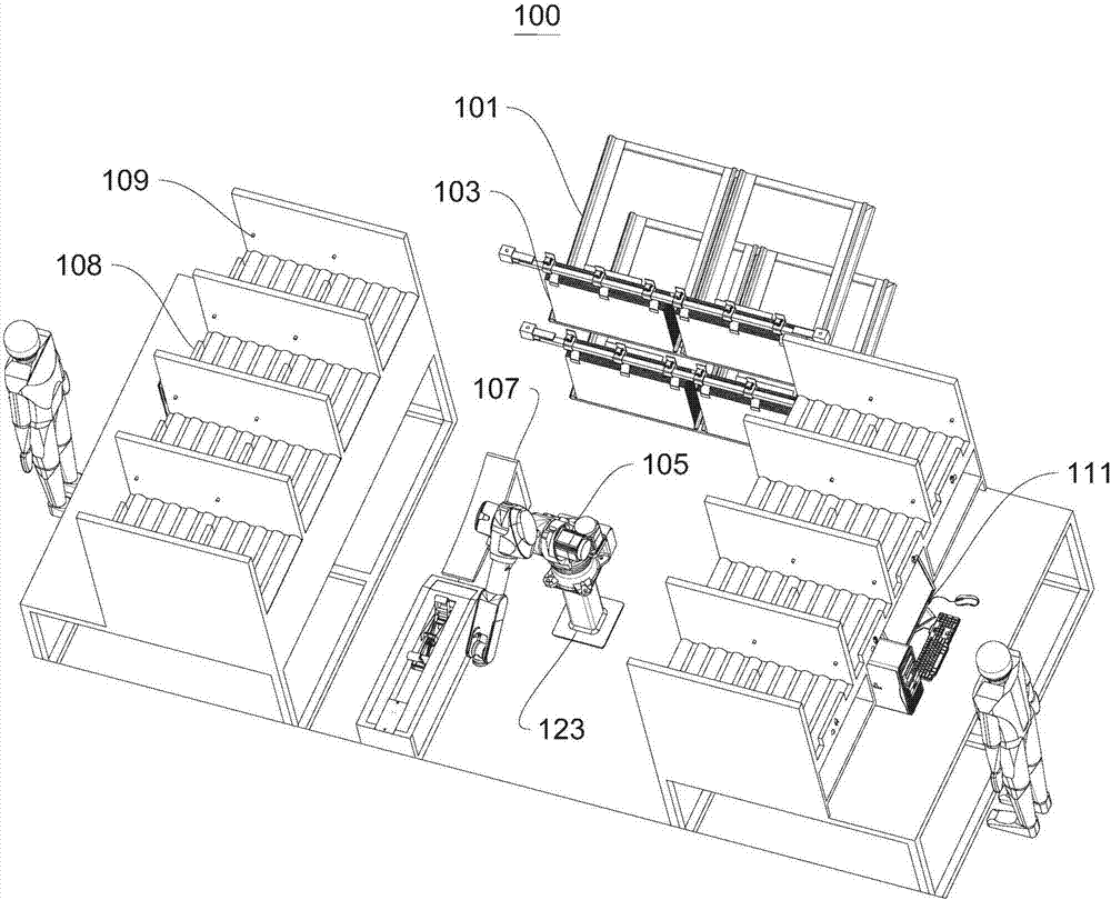 Back packing system and back packing method